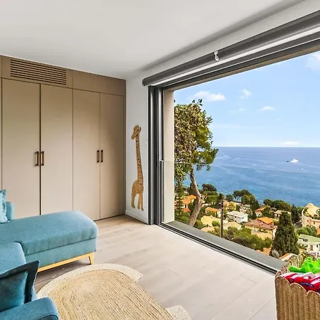 Βίλα With Panoramic Sea View - Private Pool Èze